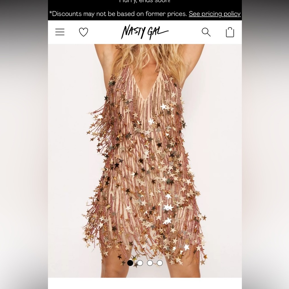 NWT Beautiful Gold Dress
